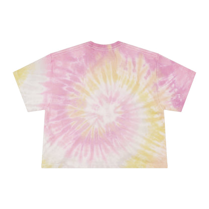 Pride Purr Ride Tie-Dye Crop Tee for Women