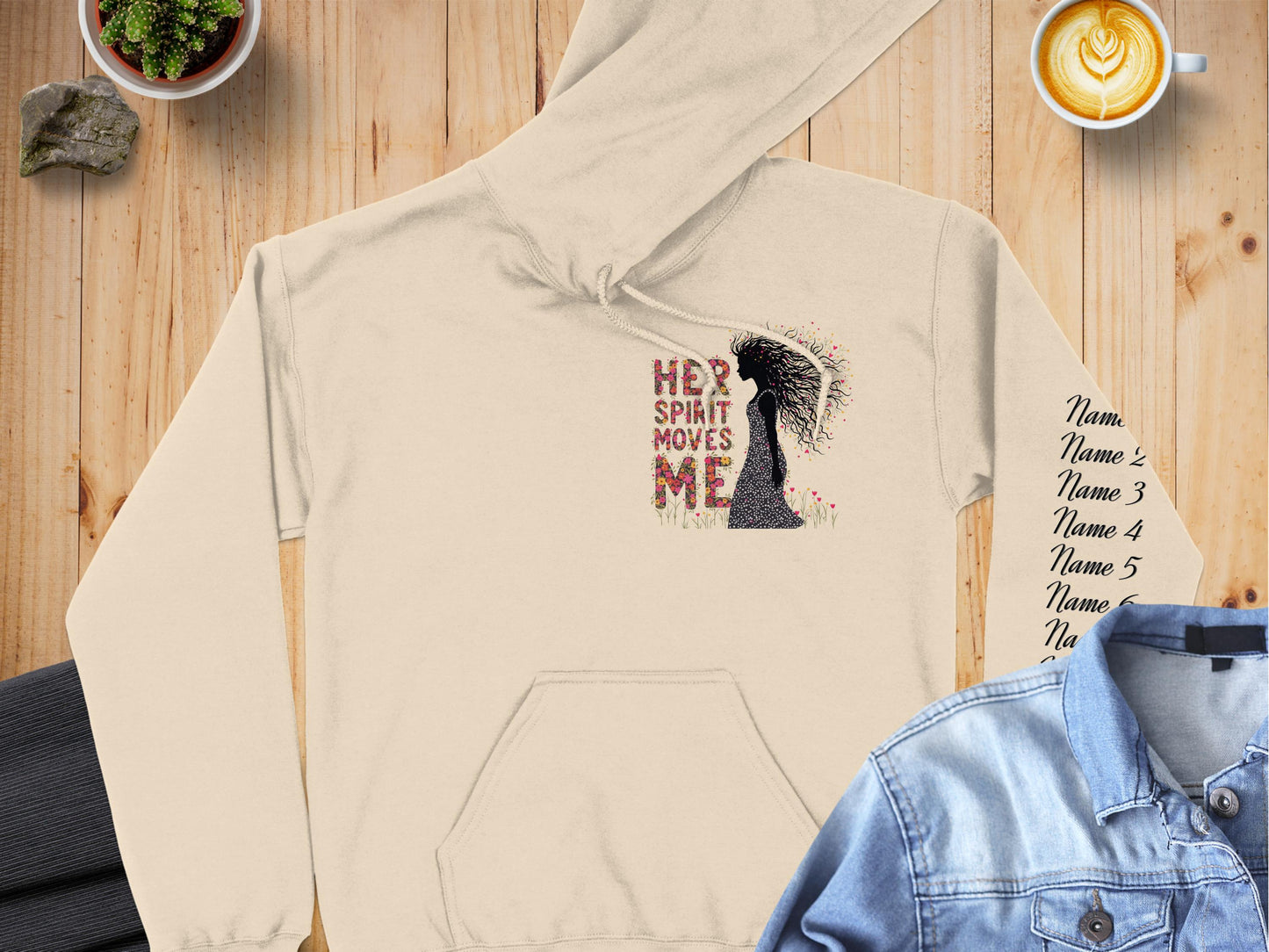 Her spirit moves me graphic hoodie product type