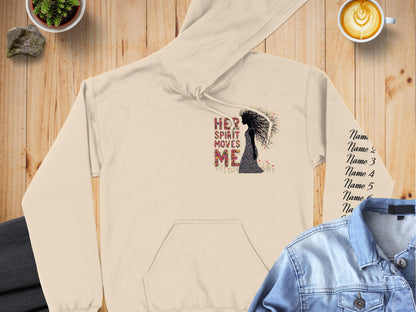 Her spirit moves me graphic hoodie product type