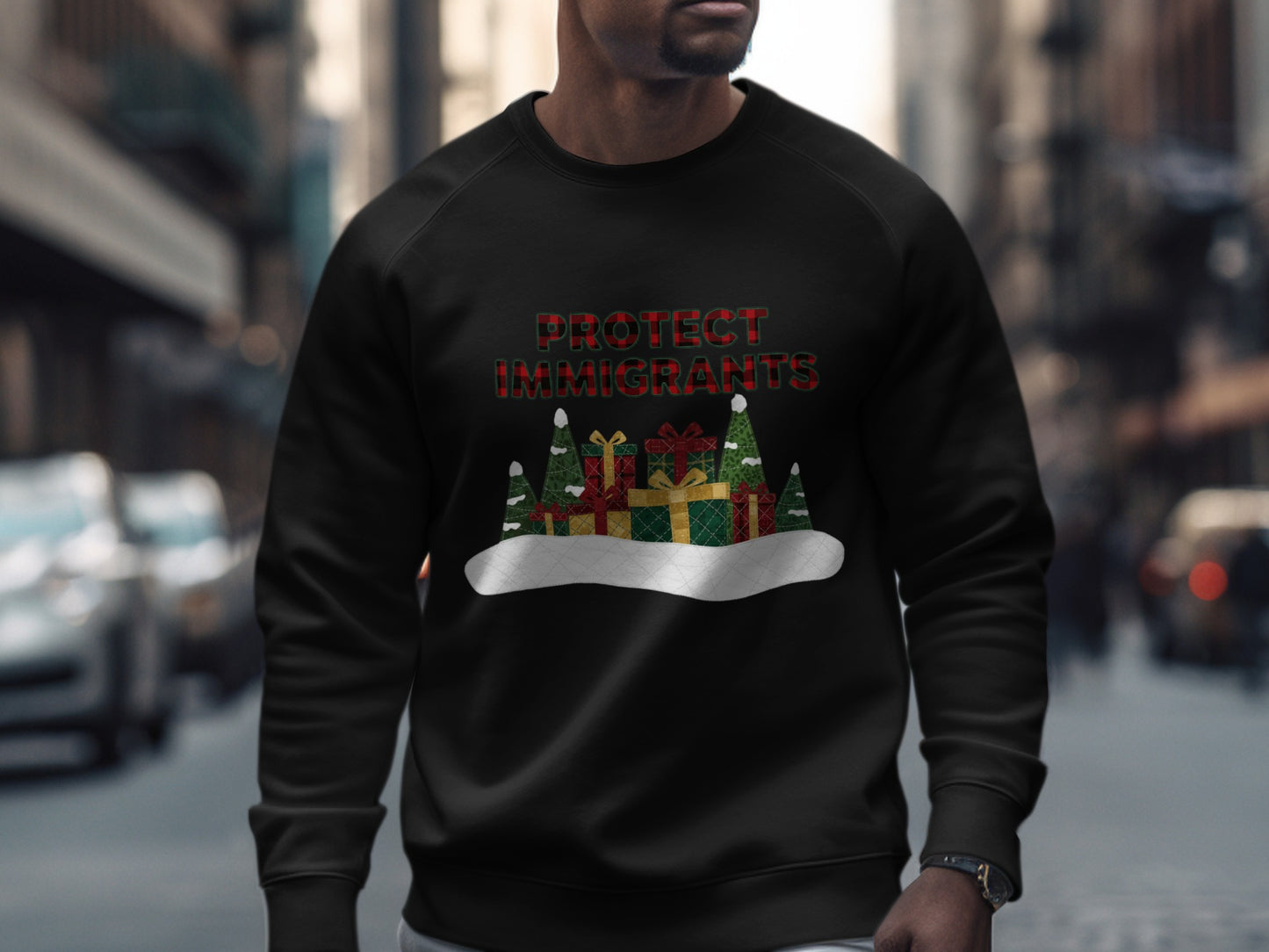 Protect Immigrants Christmas Sweater Product