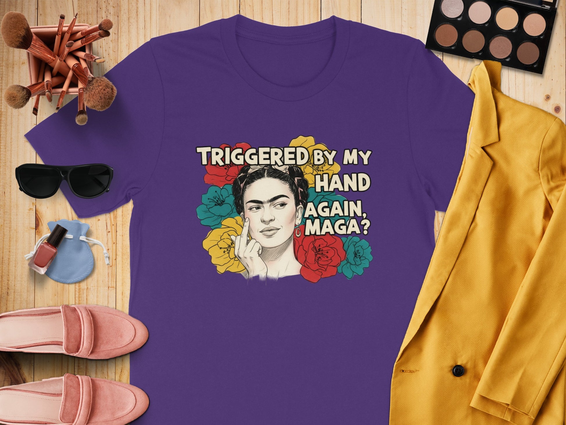 Triggered By My Hand Again MAGA Graphic T-shirt