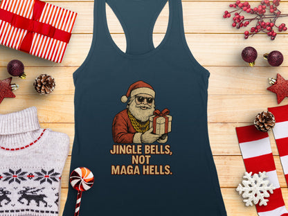 Jingle Bells Not Maga Hells Funny Christmas Product