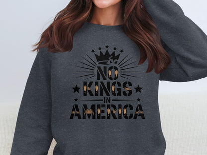 No Kings in America Graphic Sweatshirt product type
