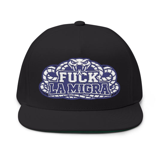 Bold Statement Fuck La Migra Embroidered Cap