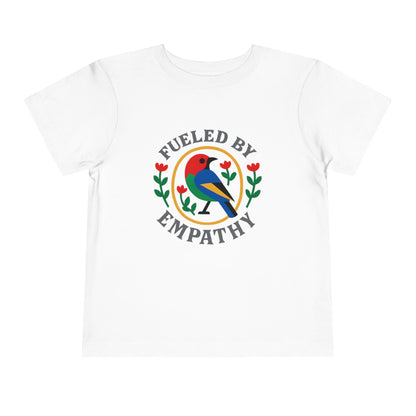 Empathy Bird Toddler Tee - Cute Short Sleeve Shirt for Kids, Gift for Birthdays, Encouraging Apparel, Toddler Fashion