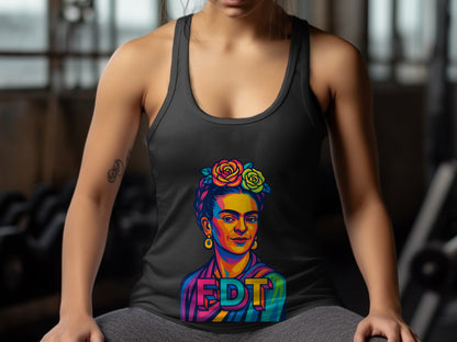 Colorful FDT Graphic Racerback Sleeveless Top Product