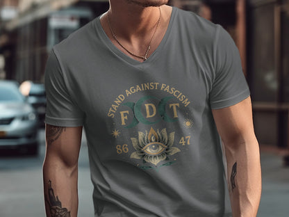 Stand Against Fascism Graphic Tee Shirt product type