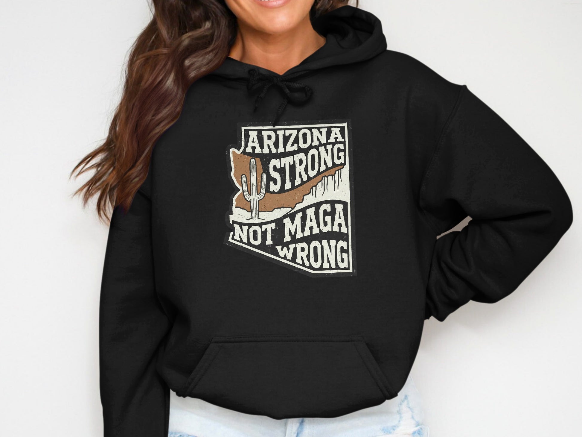 Arizona Strong Not Maga Wrong Sweatshirt product type