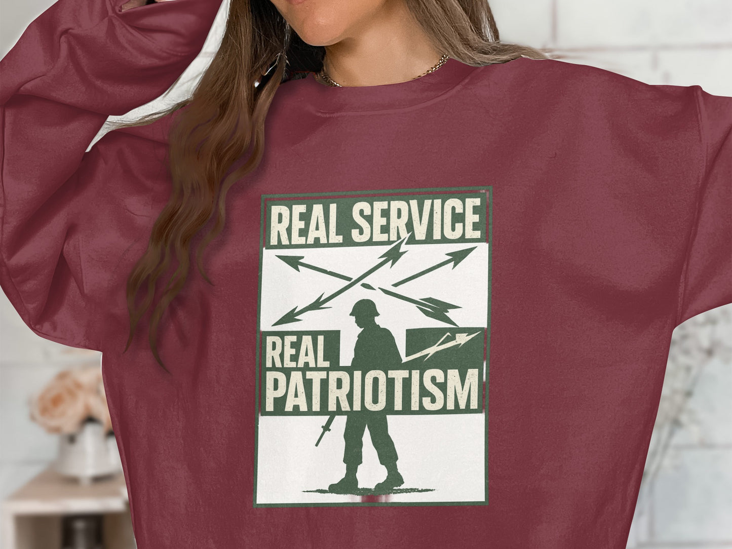 Real Service Real Patriotism Inspirational Product