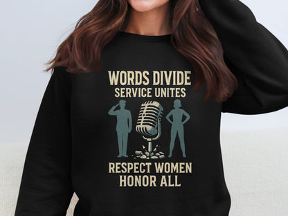 Words Divide Service Unites Respect Women product type