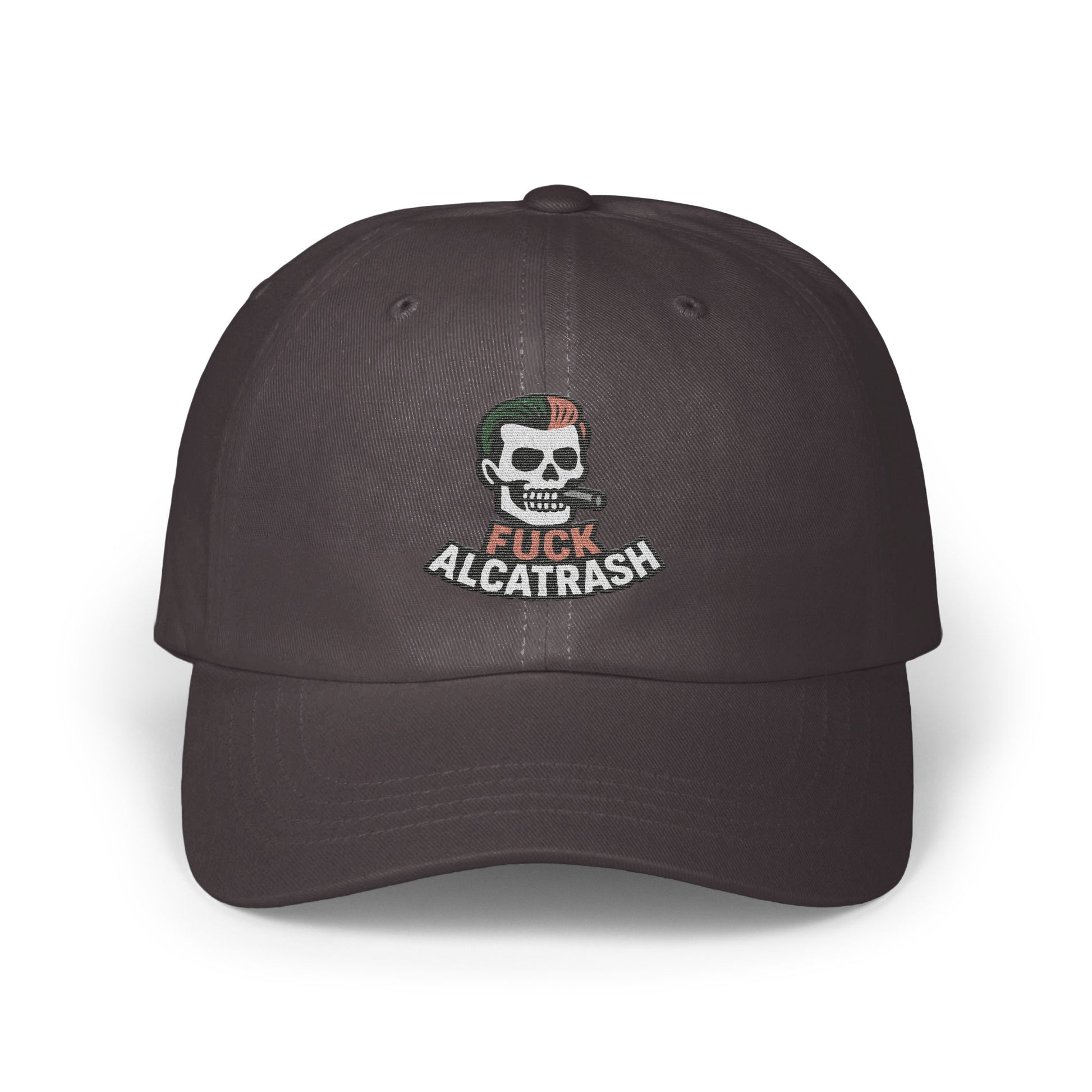 Skull Design Fuck Alcatrash Embroidered Cap product