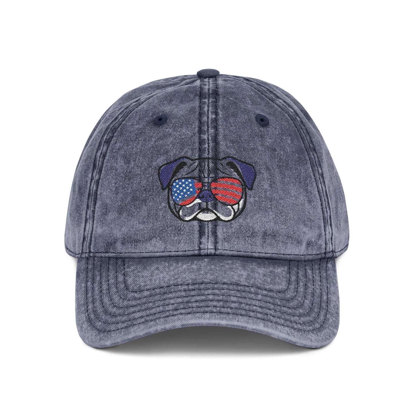4th of July Hat TOp Quality Vintage Embroidered Cap -4th July Dog Hat