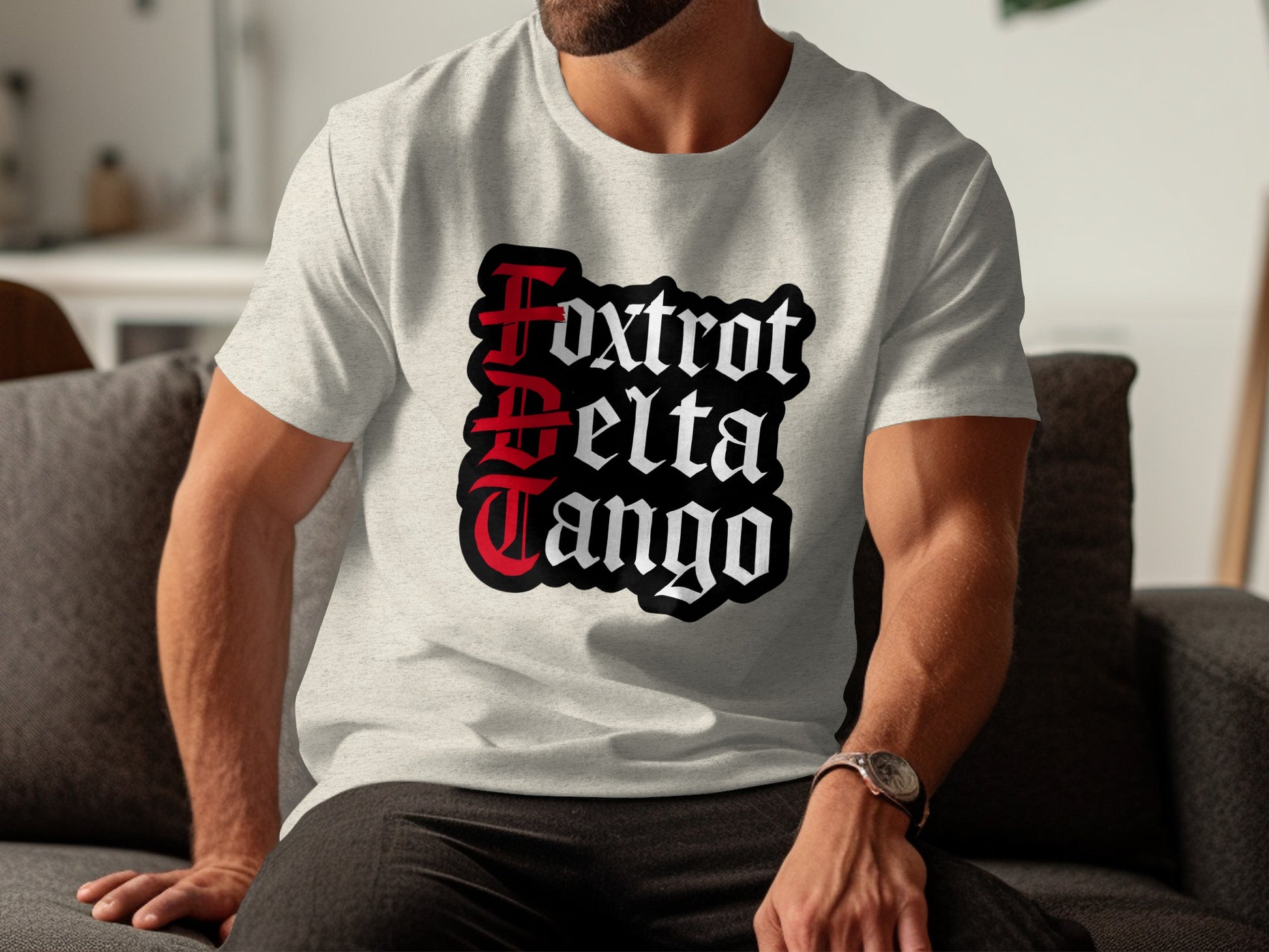 Foxtrot Delta Tango Bold Custom Graphic Tee product