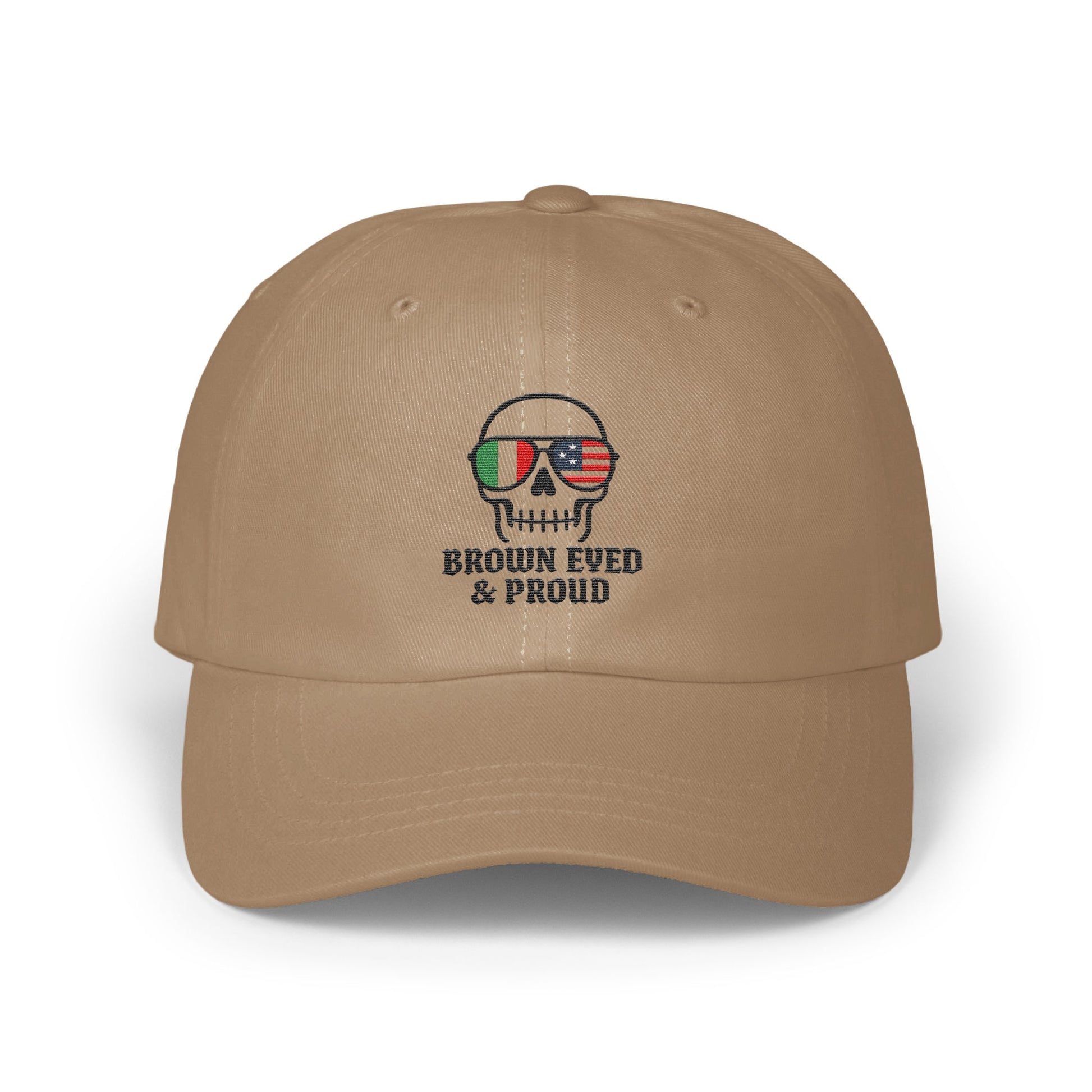 Brown Eyed Proud Skull Graphic Print Hat product type