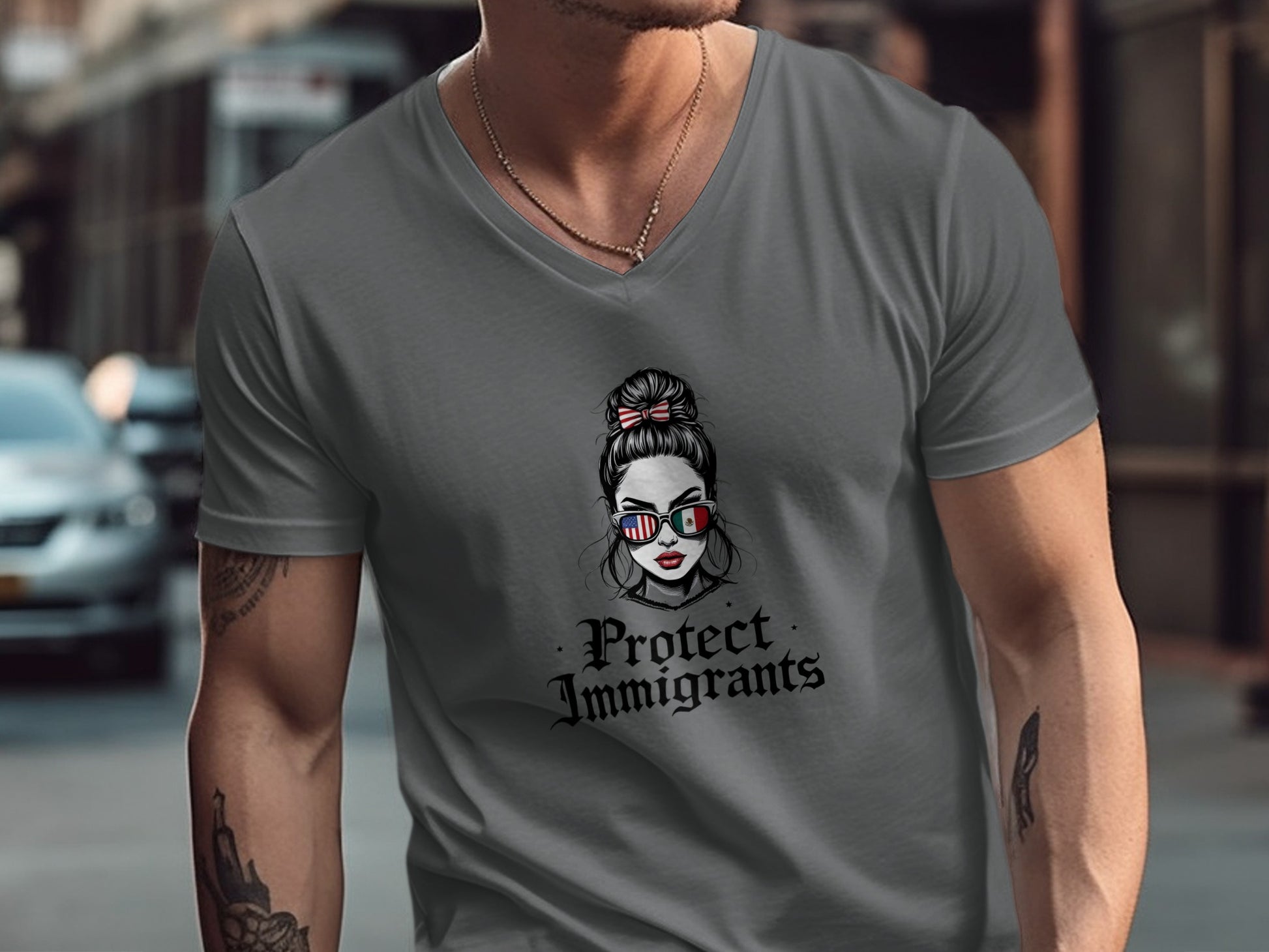 Protect Immigrants Stylish Graphic T-shirt product