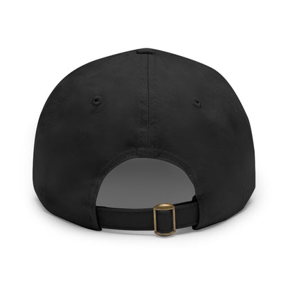 4th of July Dad Hat with Leather Patch (Rectangle)
