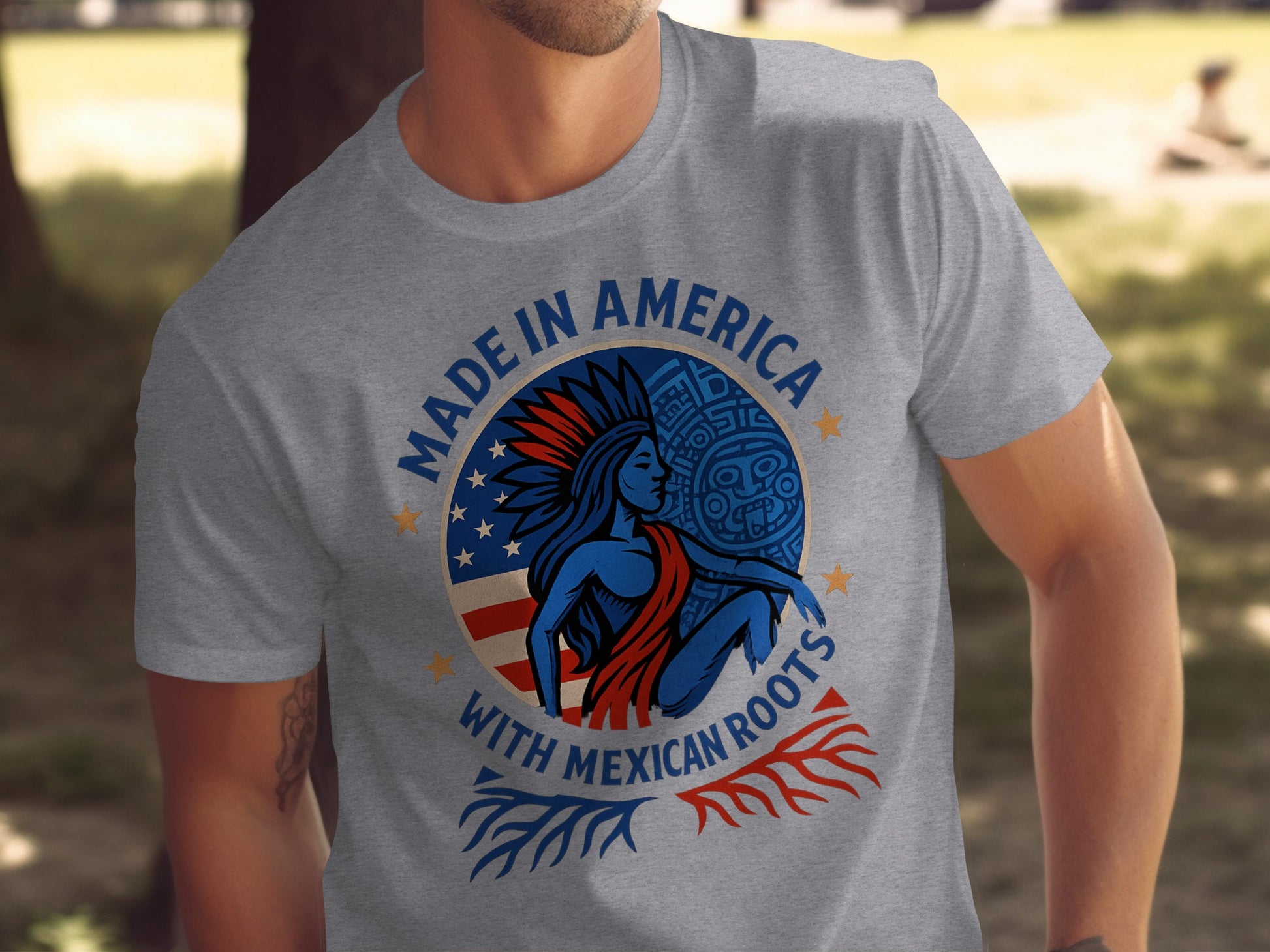 Made in America With Mexican Roots T-Shirt