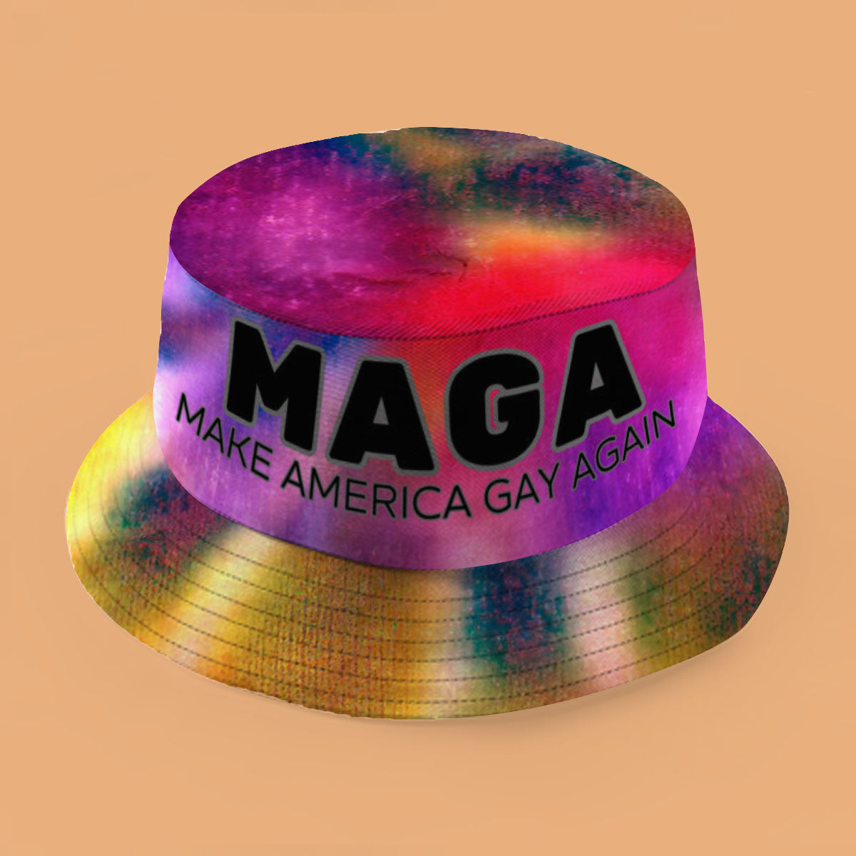 Canvas Wide-Brimmed Bucket Hat LGBTQ Pride Month | Gay Pride Parade | Black & Trans Celebration Clothing