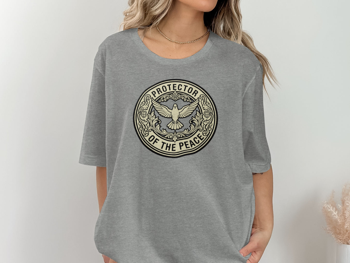 Protector Of The Peace Graphic Tee Shirt