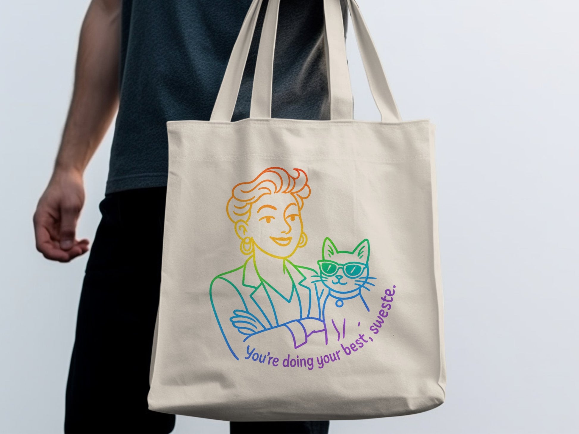 You're doing your best sweetie tote bag product