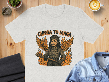 Chnga Tu Maga Graphic Tee with Winged Character product