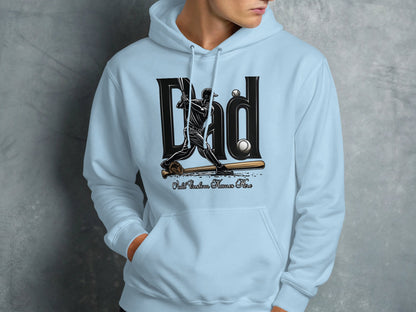Vintage Dad Baseball Player Graphic Hoodie product