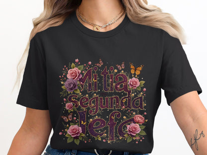 Mi Tía Mi Segunda Jefa Floral Graphic T-Shirt product