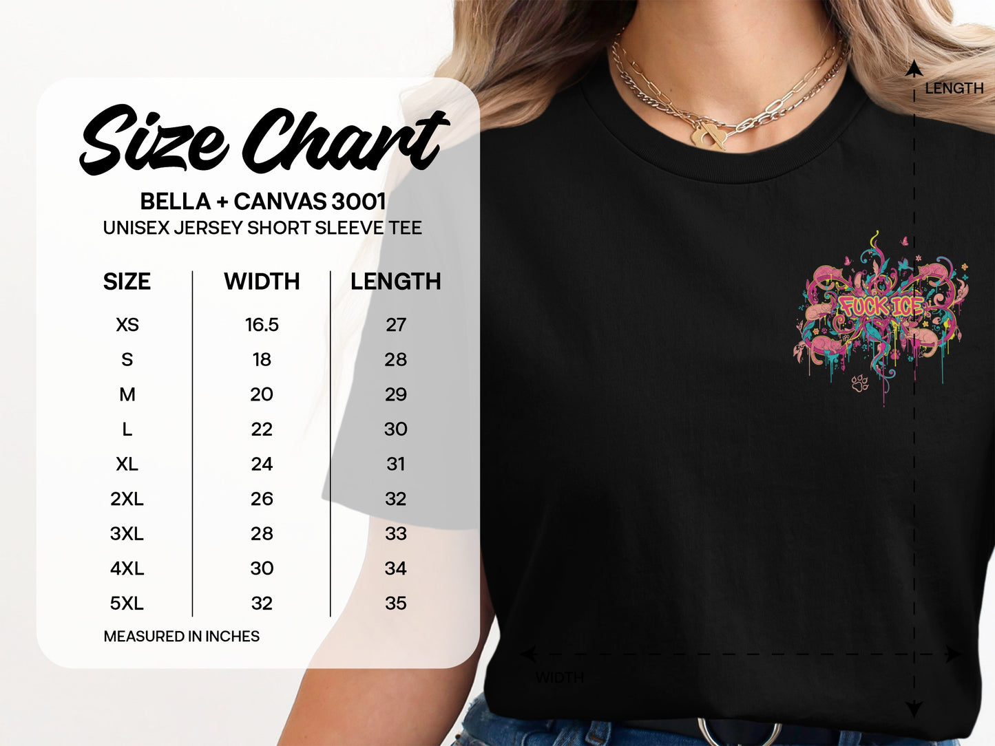 Colorful Graphic Design Short Sleeve Tee