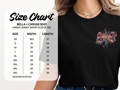 Colorful Graphic Design Short Sleeve Tee