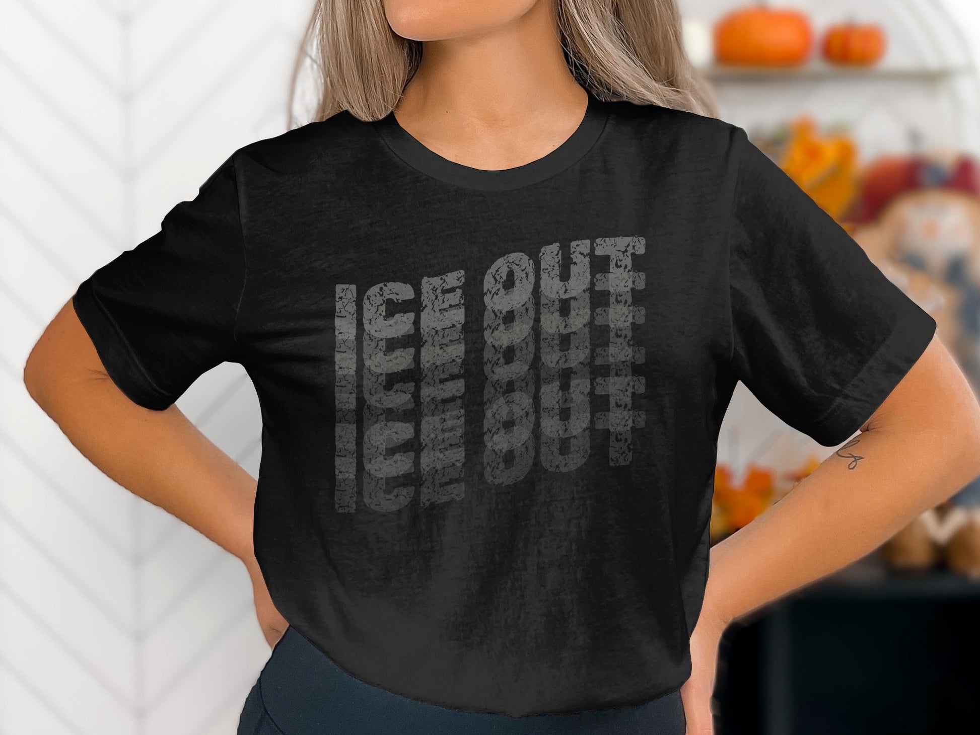 Ice Out Graphic Print Short Sleeve T-Shirt