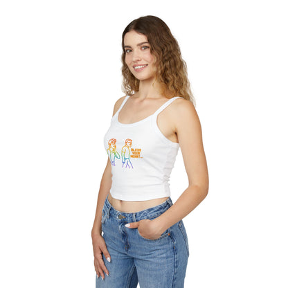 high quality pride Bless Your Heart Women's Spaghetti Strap Tank Top - Casual Summer Wear