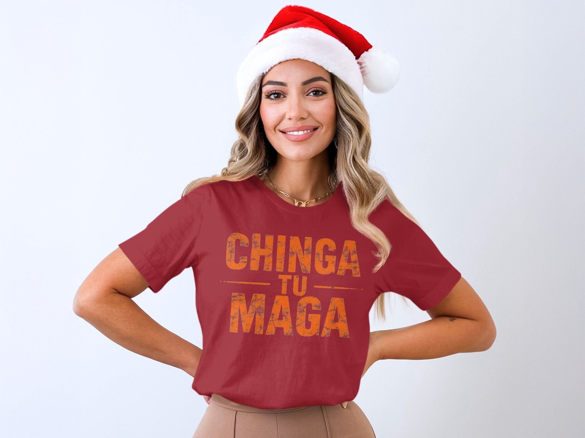 Chinga Tu Maga Festive Christmas Shirt