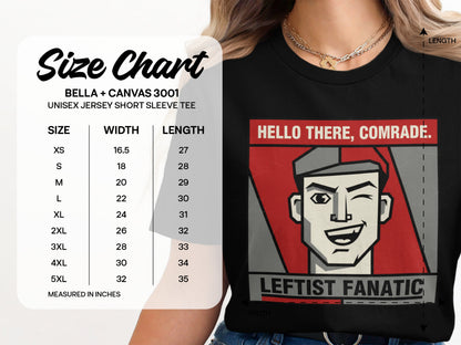 Hello There Comrade Leftist Fanatic Unisex T-Shirt