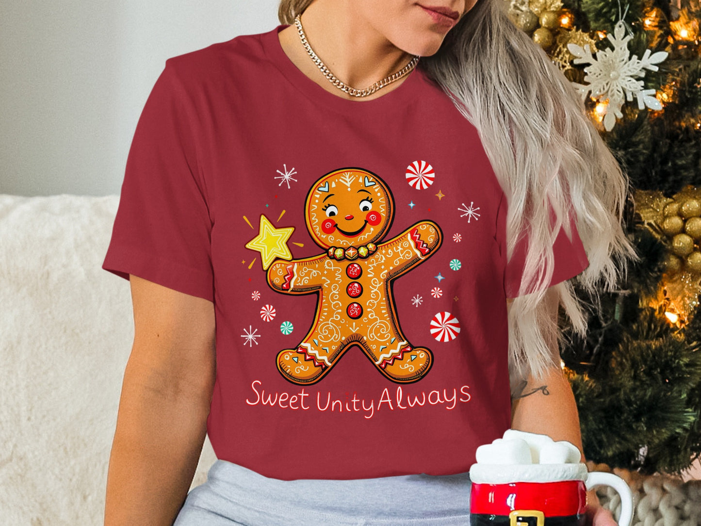 Sweet Unity Always Gingerbread Character Shirt