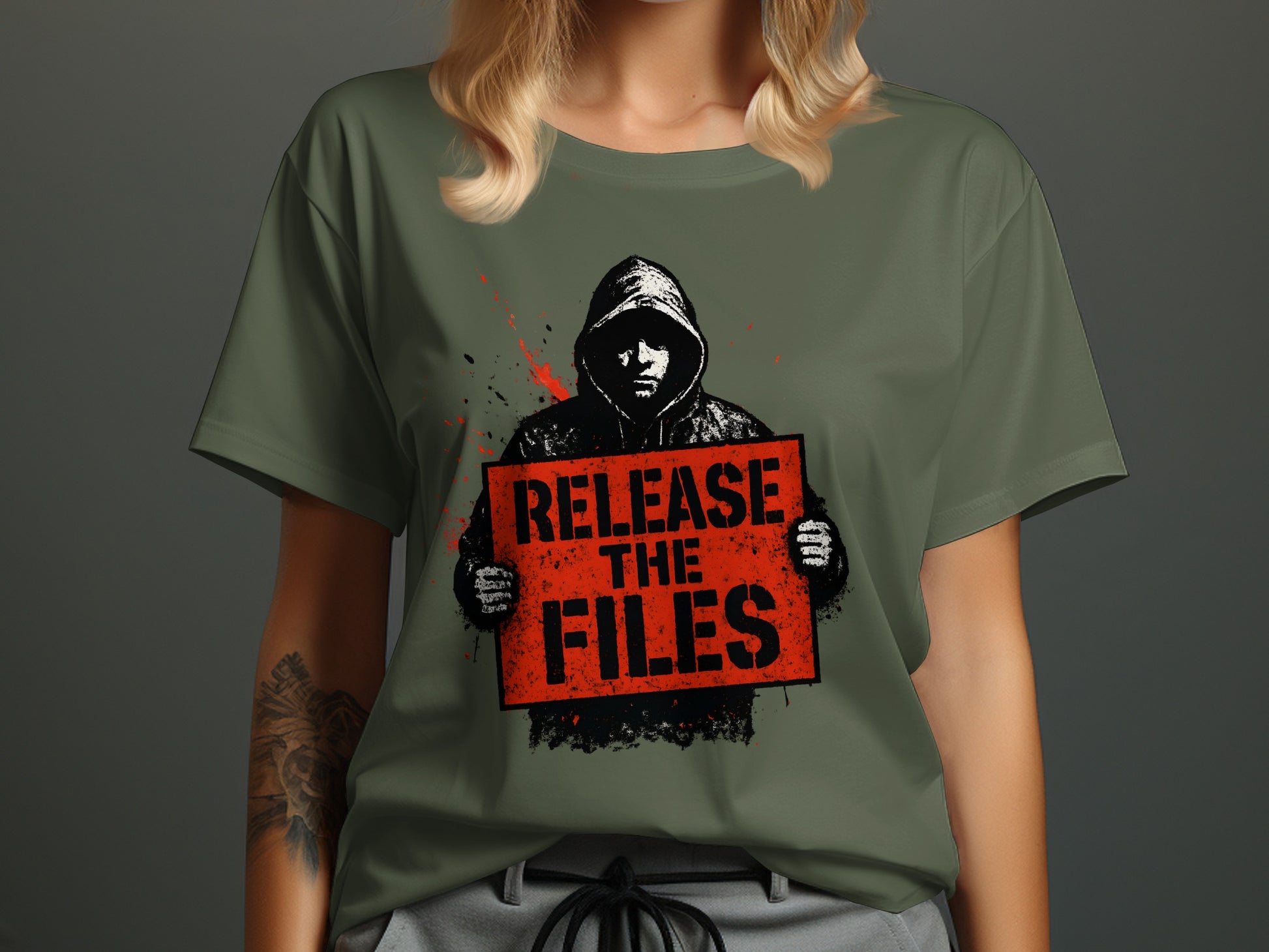 Release The Files Graphic T Shirt Product