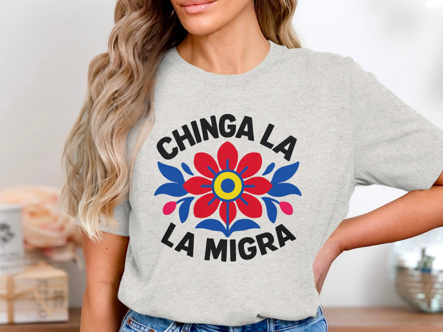 Chinga La Migra Graphic Tee Shirt Product Type