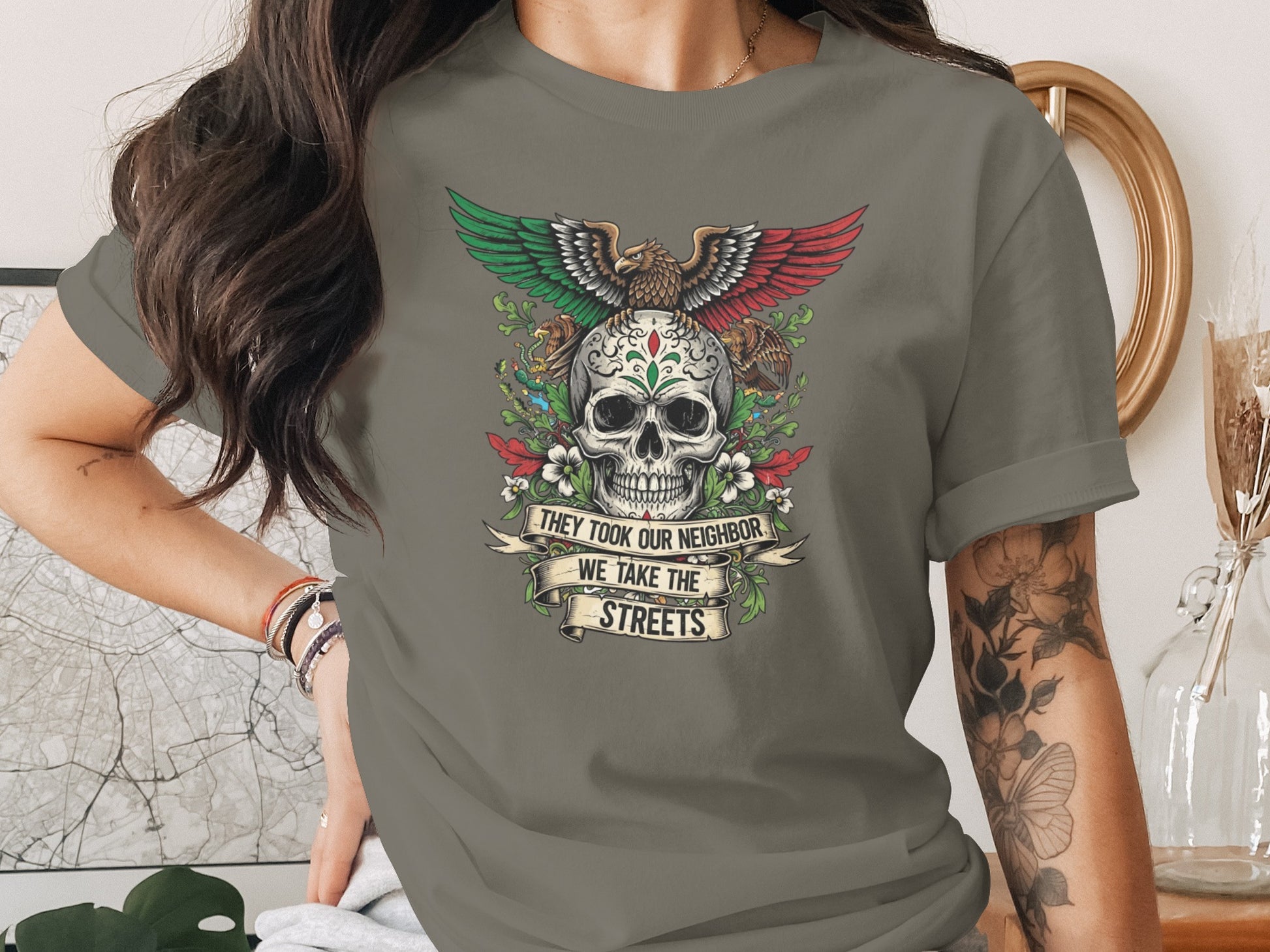 They Took Our Neighbor We Take The Streets T-shirt
