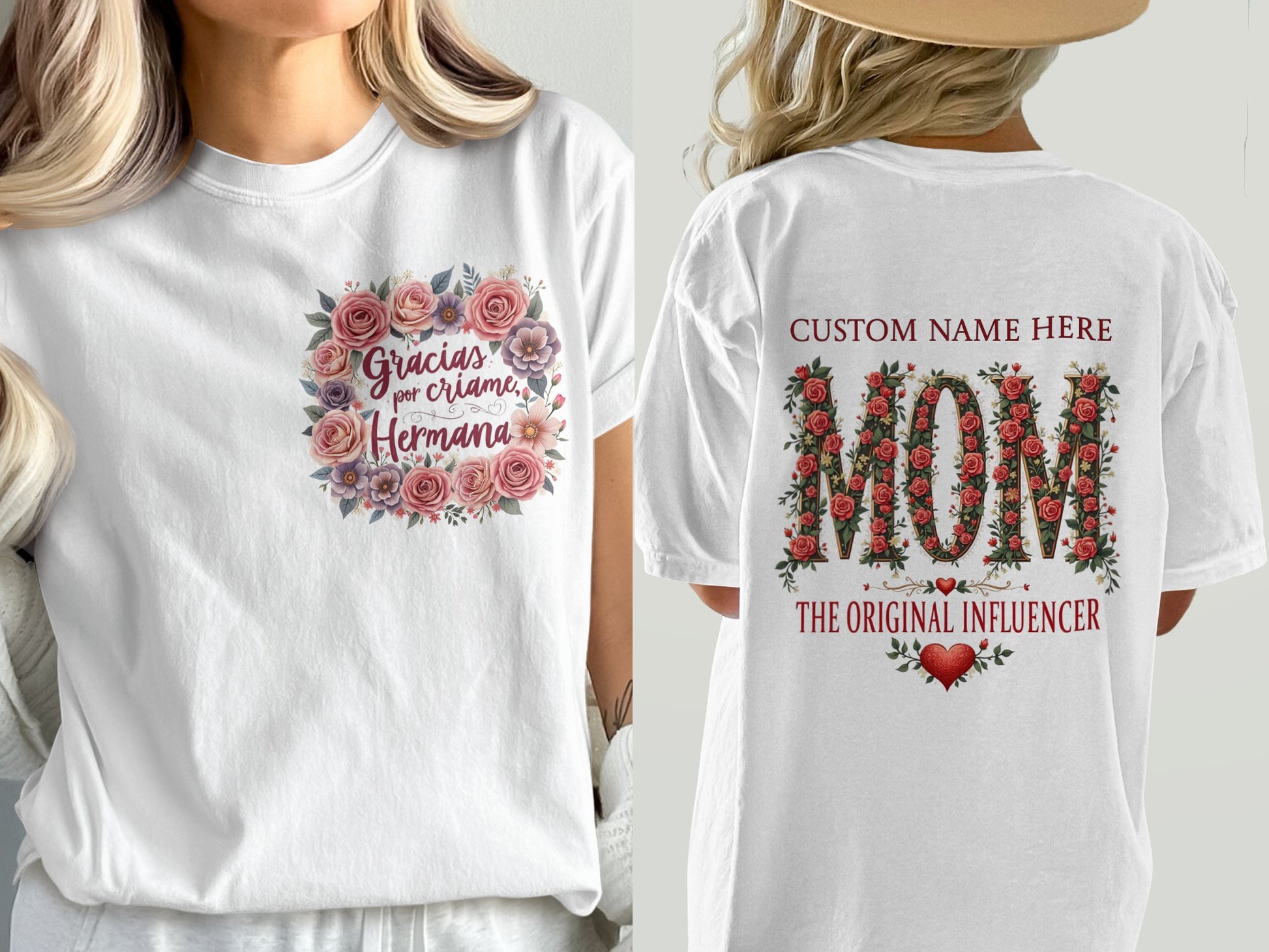 Gracias Por Cuidarme Hermana Custom Name Here product