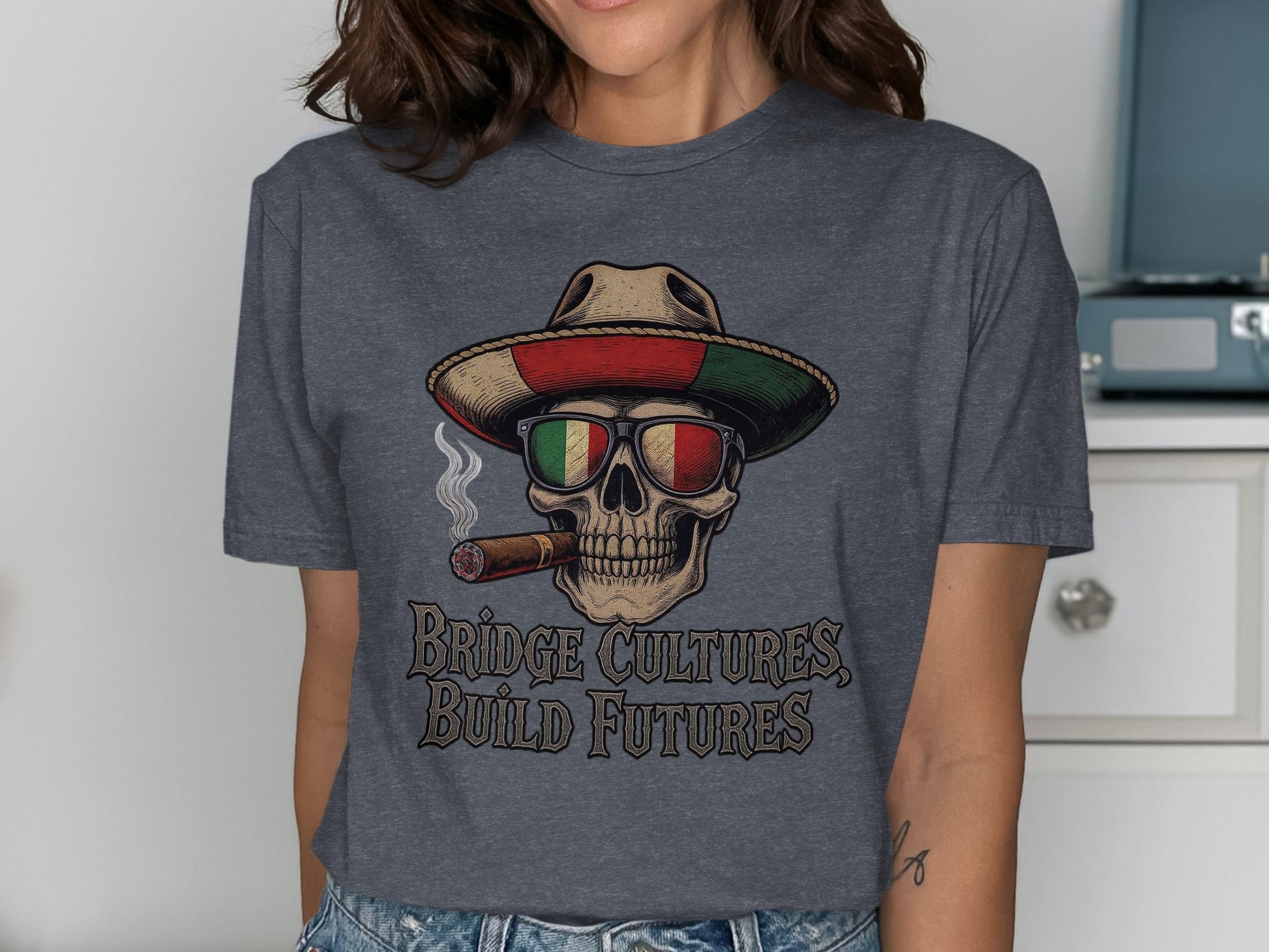 Bridge Cultures Build Futures Graphic Tee product type