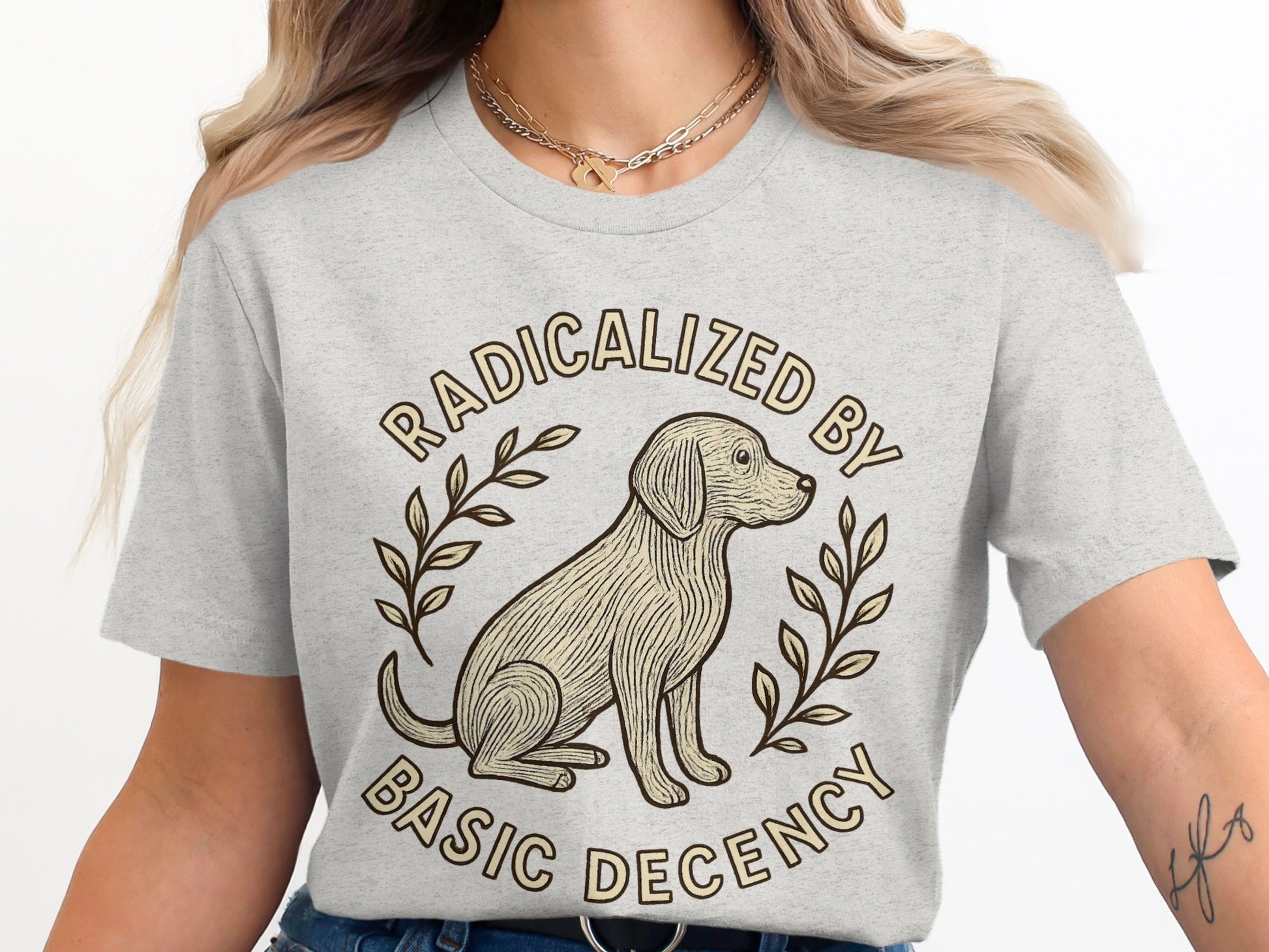 Radicalized by Basic Decency Graphic Tee product