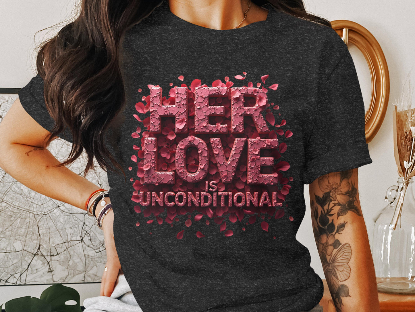 Her Love Is Unconditional Graphic Tshirt product type