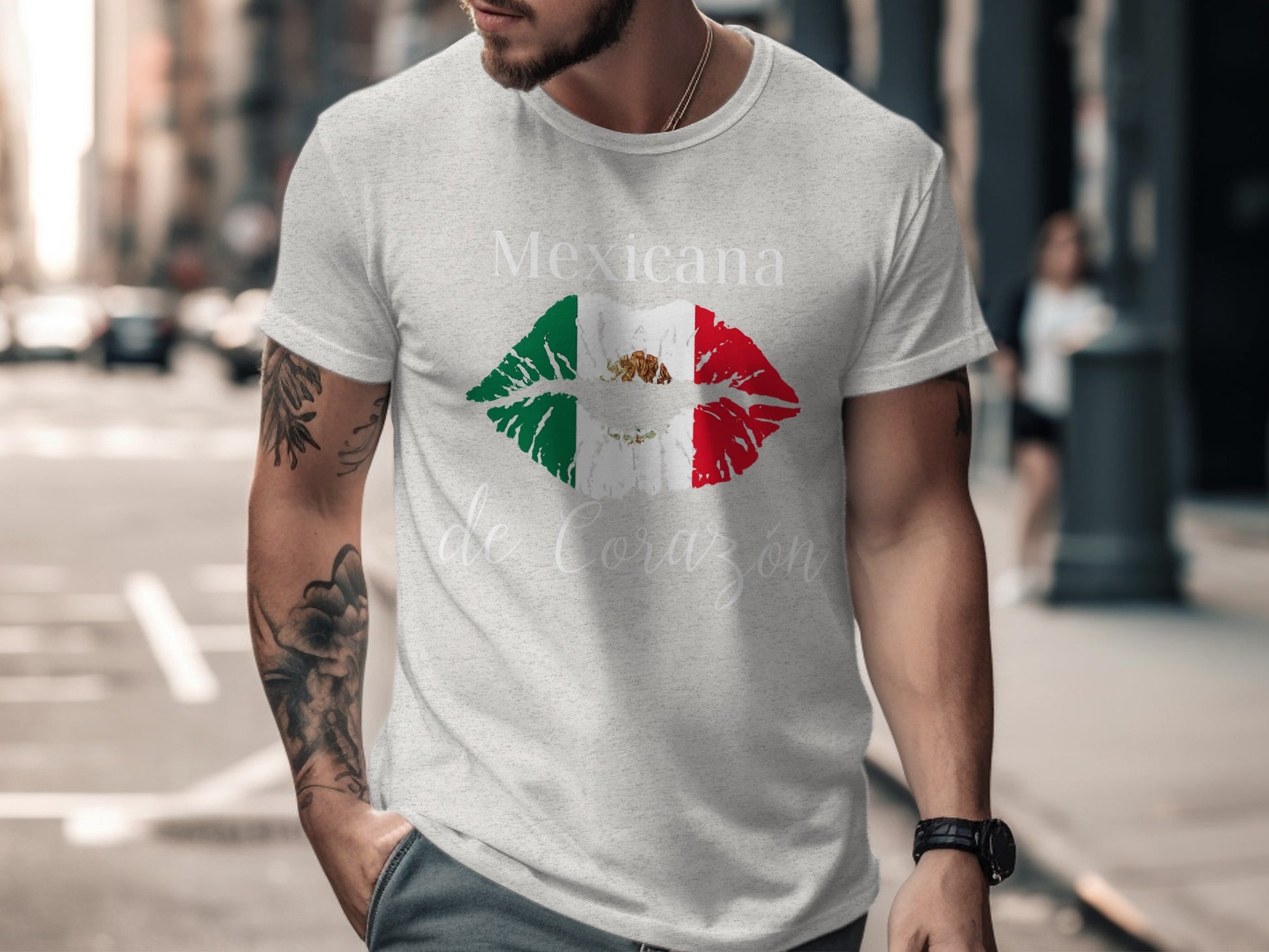 Mexicana De Corazon Graphic Tee Shirt product type
