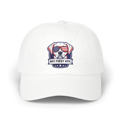Patriotic Dog Dad Cap - My First 4th of July Headwear