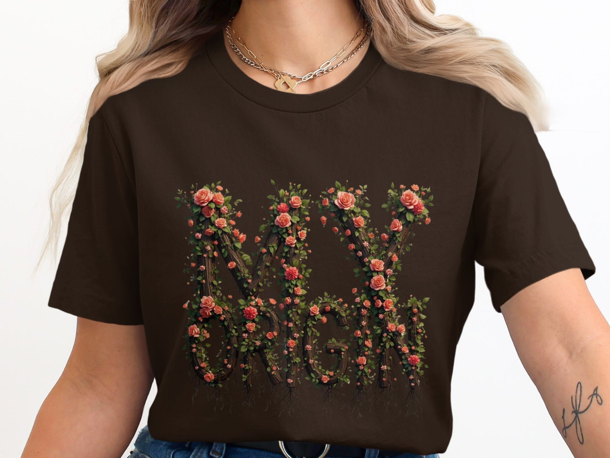 My Origin Floral Pattern Graphic Shirt product