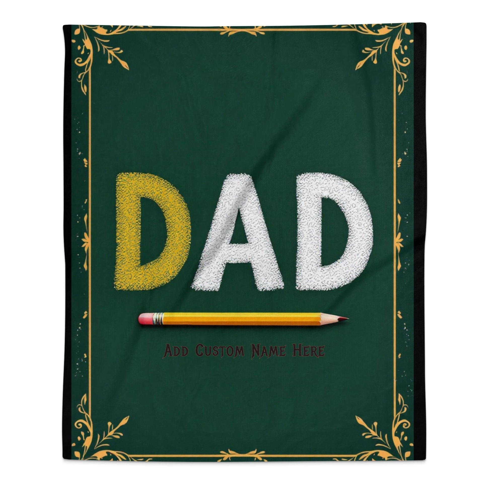 Customized Dad Blanket with Personalized Name product type
