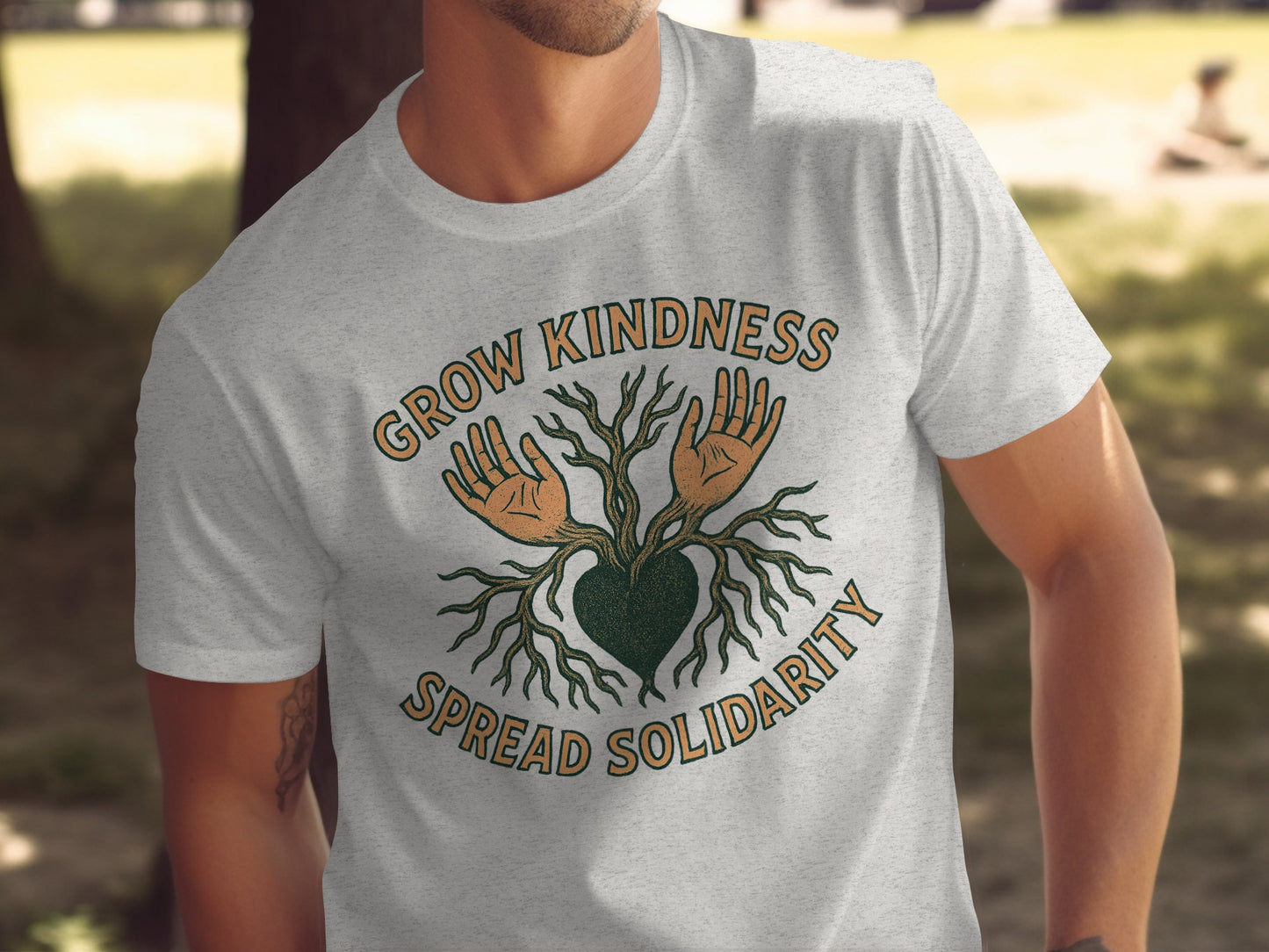 Grow Kindness Spread Solidarity Graphic T-Shirt product