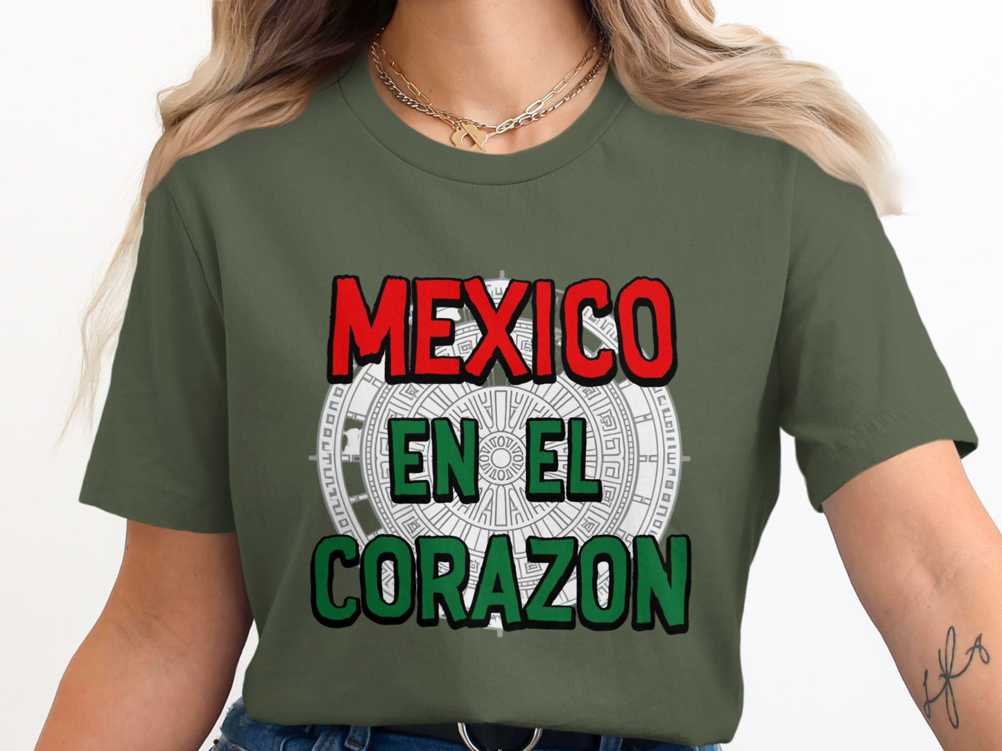 Mexico En El Corazon Graphic T-Shirt product type
