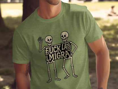 Skeletons La Migra Graphic Unisex T-shirt product type