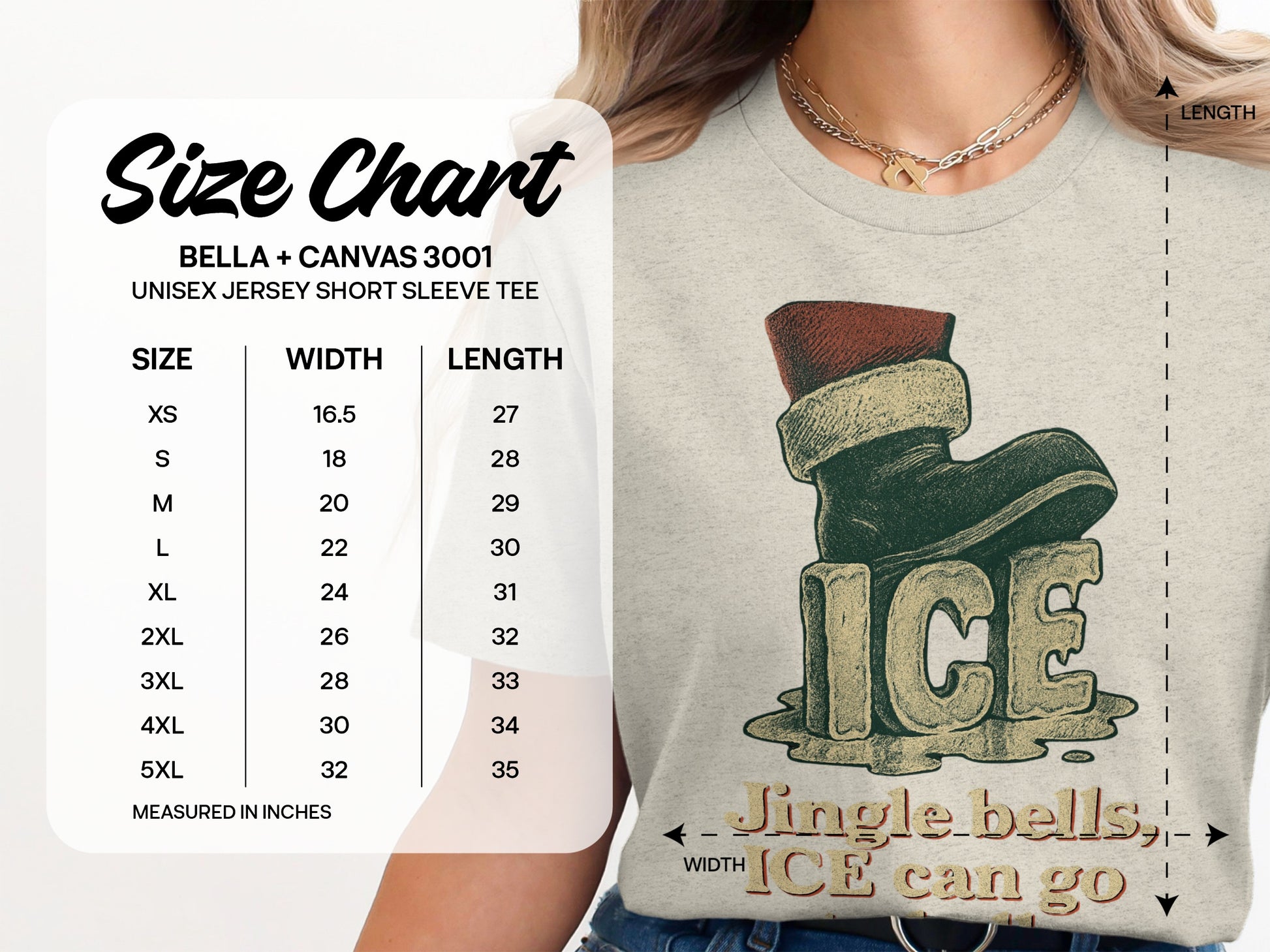Jingle Bells with ICE Can Go Unisex Jersey Product