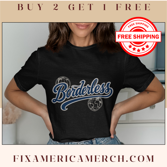 Borderless Graphic Tee Buy 2 Get 1 Free Product